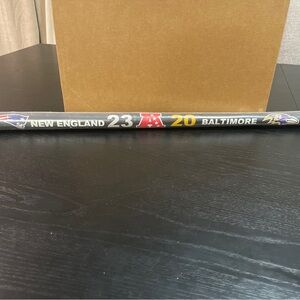 2012 NFL Poster New England Patriots VS Baltimore Ravines 23-20 Poster Tom Brady